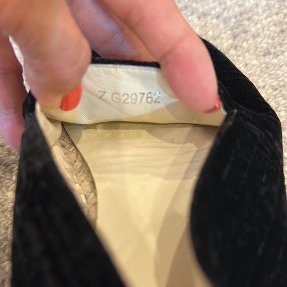 Chanel black velvet Espadrilles size 39. Lightly worn. - Picture 4 of 6